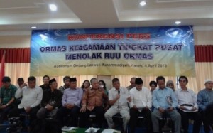 NU dan Muhammadiyah tolak RUU ormas