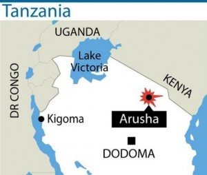 arusha map