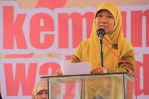 Pembacaan Press Release oleh Juru Bicara MHTI, Ustadzah Iffah Ainur Rochmah